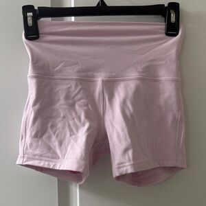 Lululemon Athletica Light Pink Bike Shorts